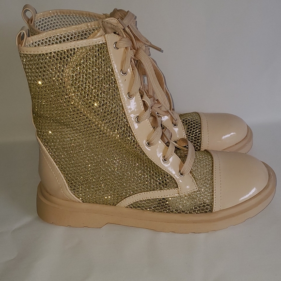 Womens Cape Robbin Glitter Platform Wedge Bright Colors Sneakers 7
